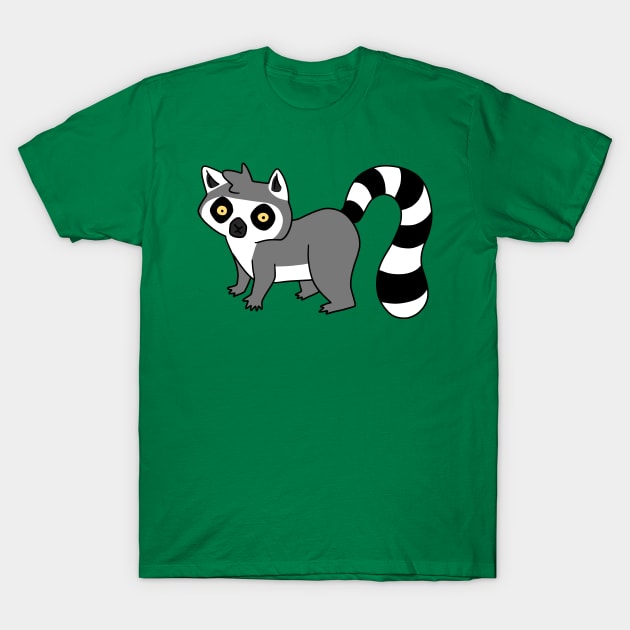 Adorable Lemur T-Shirt by saradaboru